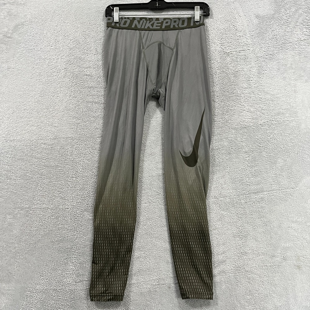 Nike Pro Mens Large Compression Tights Dri-FIT Ombre Fade Swoosh Base Layer